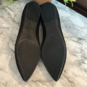 Rothy’s Women's The Point Flats Size 8W Black Blue Knit Slip On Shoes thumbnail 11