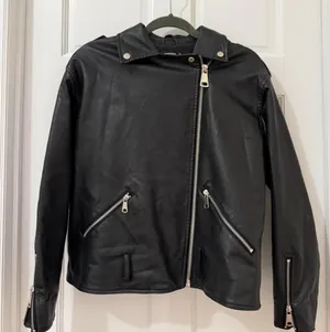 Faux leather jacket Black Size 4 thumbnail 5