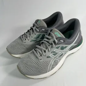 ASICS Gel-Flux 5 Running Shoes Women 8 Gray Silver Athletic Sneakers Comfort thumbnail 3