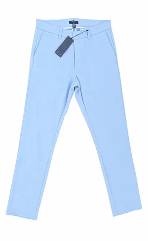 New Look Men’s Light Blue Super Skinny Suit Trousers 32S thumbnail 1