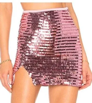 H:ours Revolve Pink Skirt thumbnail 1