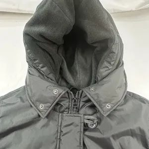 Madden Girl Black Hooded Winter Coat Jacket Faux Fur Trim Size S/P thumbnail 14