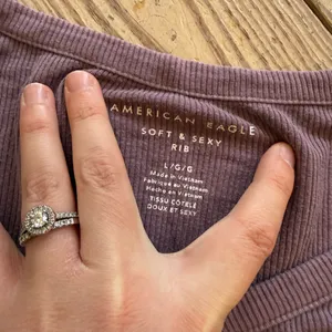 American Eagle soft & sexy ribbed top size L thumbnail 2