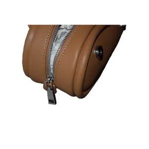 Melie Bianco Crossbody Bag Womens Small Brown Excellent Vegan Leather Structured thumbnail 5