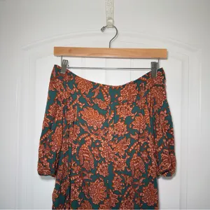 Free People Medium High Rise Olympia Harem Balloon Printed Boho Floral Pants‎ thumbnail 3