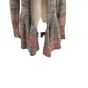 Anthropolgie‎ Knitted and Knotted Cody Peplum Cardigan Sweater Red Size Small thumbnail 6