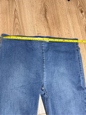 Free People Penny Pull On Flare Jeans Medium Wash Stretch Womens 28 thumbnail 6