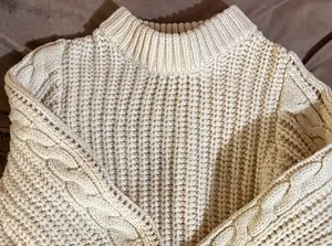 ZARA Chunky Knit Sweater Cable thumbnail 4