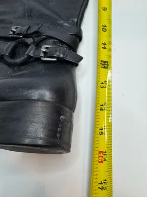 Via Spiga Black Leather Boots Womens Size 7.5M thumbnail 7