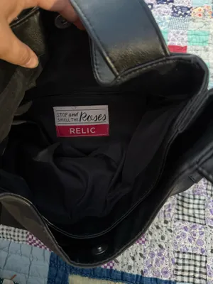 Black Relic Shoulder Bag Leather thumbnail 2
