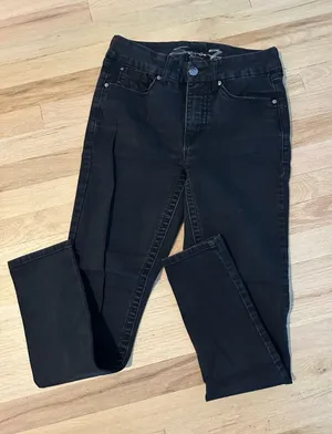 Black Women's Slim Jeans thumbnail 1