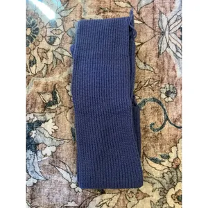 Vintage IZOD Lacoste Knit Scarf Hat Combo 100% Orlon Blue 80s Made USA thumbnail 4