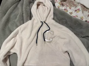 Champion White Hoodie Women’s thumbnail 1