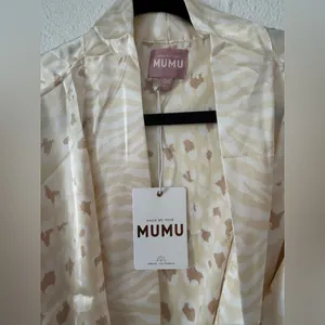 Show me your Mumu x Curateur The Harlow Robe O/S NWT thumbnail 4