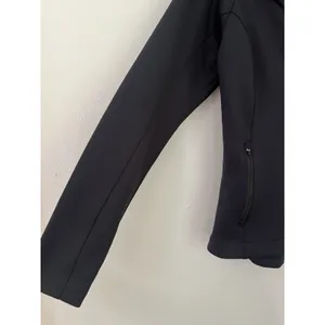 IBKUL womens longsleeve performance active running jacket fitted Megaheat Small Black thumbnail 5