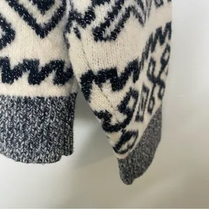 A New Day Fair Isle Mock Neck Cheers Sparkle Sweater in XS thumbnail 8
