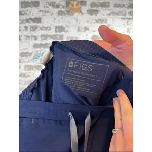 Figs | women blue straight leg scrub pants thumbnail 2