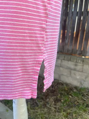 Lauren Ralph Lauren Pink Striped Nightgown Preppy Summer Classic Loungewear M thumbnail 3