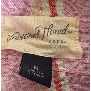 UNIVERSAL THREAD Pink Midi Spring Summer Sun Dress Vacation Resort Sz M thumbnail 8