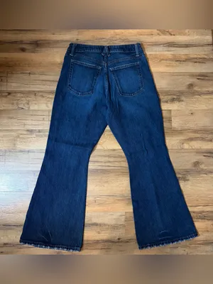 Maurices 90s Flare High Rise Curvy Jeans 10 Short thumbnail 5
