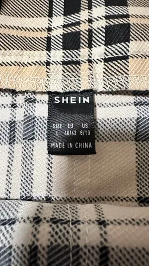 SheIn Plaid Pleated High Rise Mini Skirt thumbnail 6