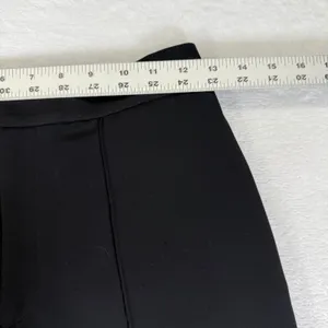 Uniqlo Womens Wide Leg Pintuck Pants Black High Rise Elastic Waist Size M thumbnail 3