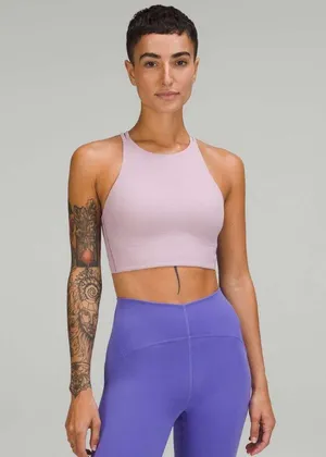 Lululemon Like A Cloud High Neck Longline, Dusty Rose thumbnail 1