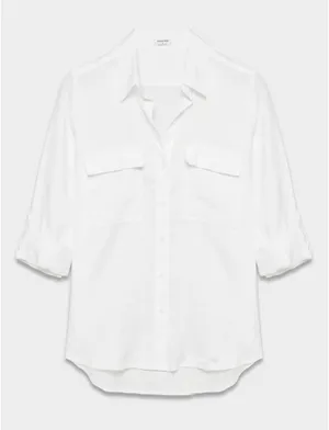Aritzia Utility Shirt Linen thumbnail 3