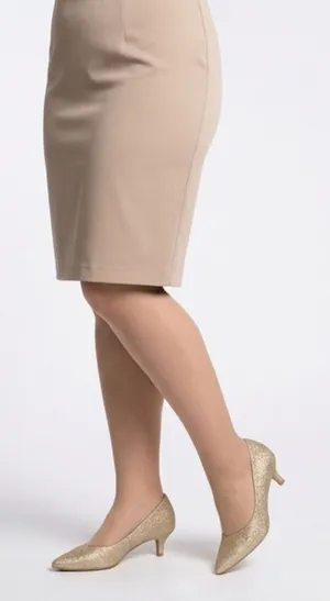 Gold Kitty Shoes Size 8.5 thumbnail 1