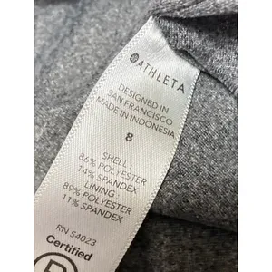 Athleta Brooklyn Textured Lined Women's Black Travel Jogger Sweat Pants Size 8 thumbnail 6