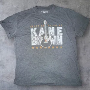 Kane Brown Drunk or Dreaming Tour 2024 Graphic T-Shirt Gray Women's Medium thumbnail 1