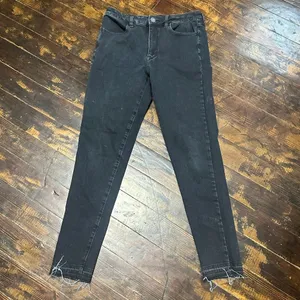 American Eagle Super Hi-rise raw hem stretchy jeggings thumbnail 2