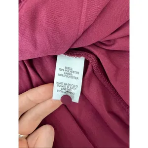 NWT Lulu's My Whole Heart Plum Long Sleeve Wrap Dress Size S thumbnail 9