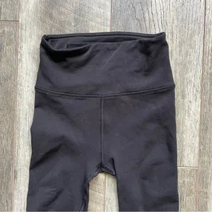 Lululemon High Rise Reveal Precision Tights in Black Size 2 Laser Cut Mesh Leg thumbnail 5