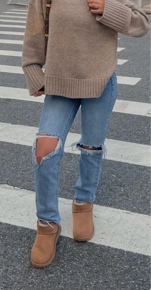 PacSun Straight Ripped Jeans High-Rise thumbnail 1