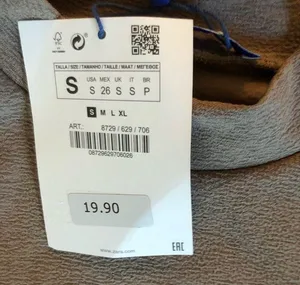 ZARA Tan and black high neck top never worn thumbnail 3