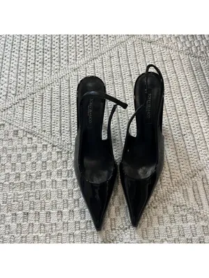 Tony Bianco Charlotte Slingback Pump in Black Patent thumbnail 3