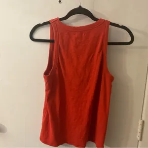 Madewell Orange Westville Tank M AN456 Casual Dopamine Boho Classic Preppy Twee thumbnail 2