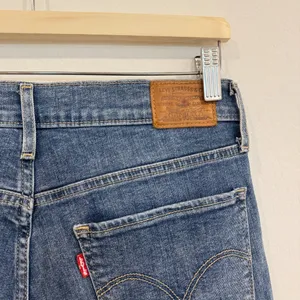Levis Jeans Size 30 Blue Split Decision High Rise Straight‎ Denim Distressed 90s thumbnail 8