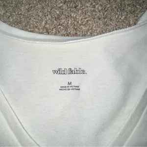 Wild Fable - White Crop Short Sleeve T-Shirt - M thumbnail 4