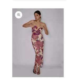 CHELSEA AVENUE TALLULAN MIDI DRESS -color PLUM Size S thumbnail 11