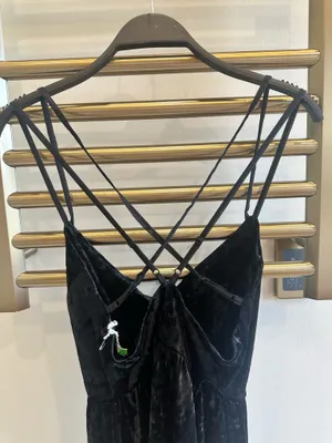 Forever 21 Black Velvet Dress thumbnail 6