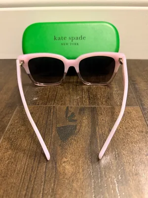 NEW Kate Spade Harlow Gradient Square Sunglasses - Violet thumbnail 4