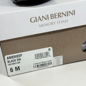 Giani Bernini Size-6M Shoes Ameriee‎ Dress Black Memory Foam Block Heel thumbnail 3