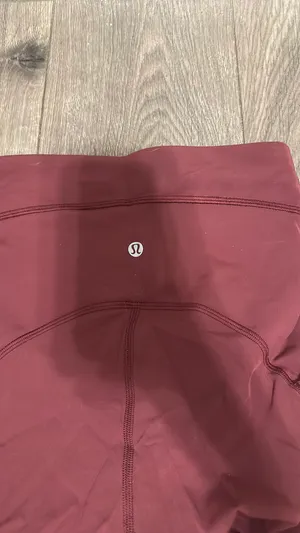 Maroon Lululemon Leggings Align 25" thumbnail 3