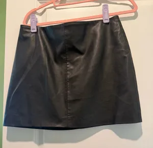 H&M Faux Leather Skirt thumbnail 1