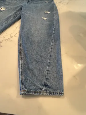 Old Navy Darla Extra Rise Loose Taper Me Barrel Jean Sz 8 thumbnail 3