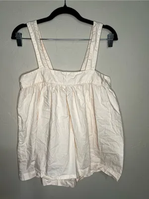 Piyama‎ Suzie Peach Cotton Babydoll Pajama Top Soft Sleepwear Lounge Tank thumbnail 2