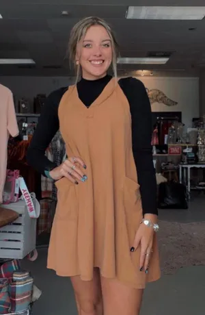 Tan dress Brown Size M thumbnail 3