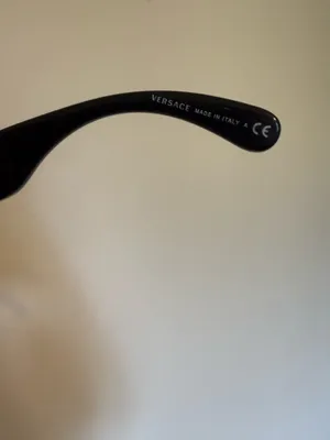 Versace | Cateye Black Sunglasses with Gold Medusa Accents | E04 thumbnail 7